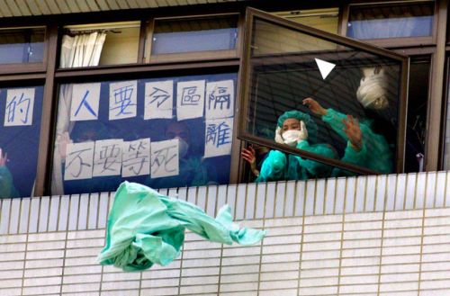 ▲和平醫院當年因為SARS疫情而封院。（圖／林艾德授權提供）