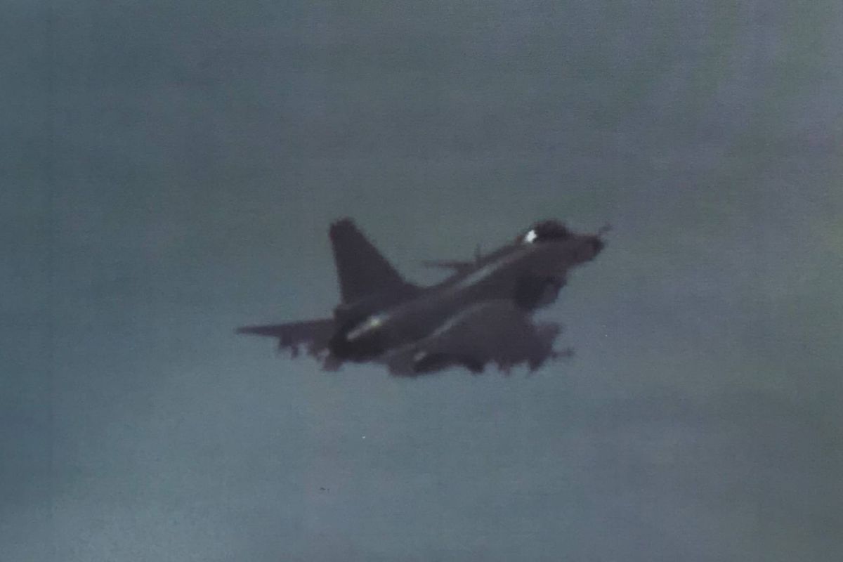 ▲國防部26日證實，有4架次共機擾台。圖為殲10機型。（圖／國防部提供）