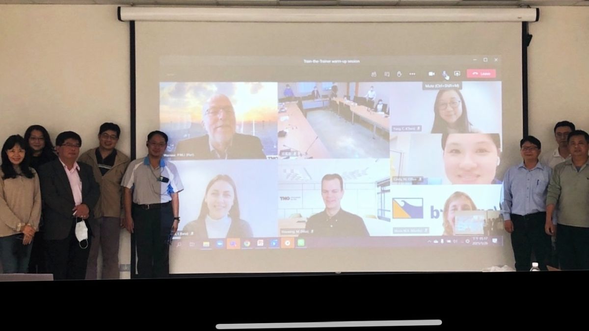 ▲「台荷離岸風電人才培育合作計畫」線上啟動研討會。（圖／金屬中心提供）