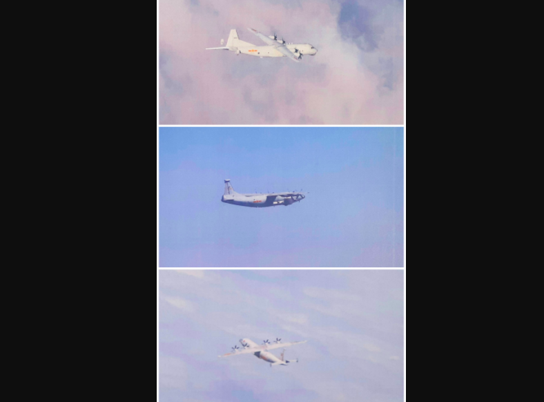 ▲空軍今（27）日再度發布共機擾台動態，國防部晚間證實，共軍出動2架次運-8反潛機（Two Y-8 ASW）、1架次運-8遠干機(One Y-8 EW)以及1架次運-8技偵機(One Y-8 RECCE)。（圖/國防部提供、NOWnews製圖）
