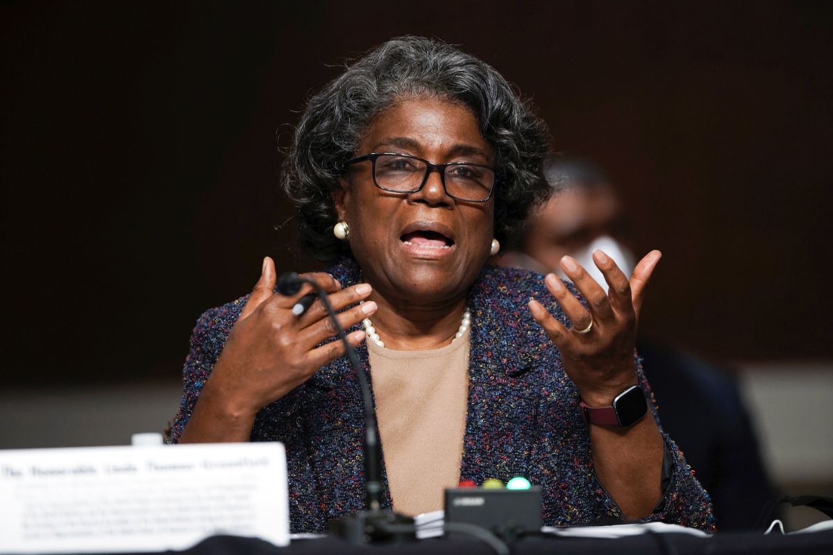 ▲美國準駐聯大使葛林斐德（Linda Thomas-Greenfield）過去曾在孔子學院發表親中演說，引發不少質疑。但參議院外委會成員認為，提名人資歷豐富，不該讓單場演說決定一個人職涯，因此今天以18比4高票通過人事案。資料照。（圖／美聯社／達志影像）