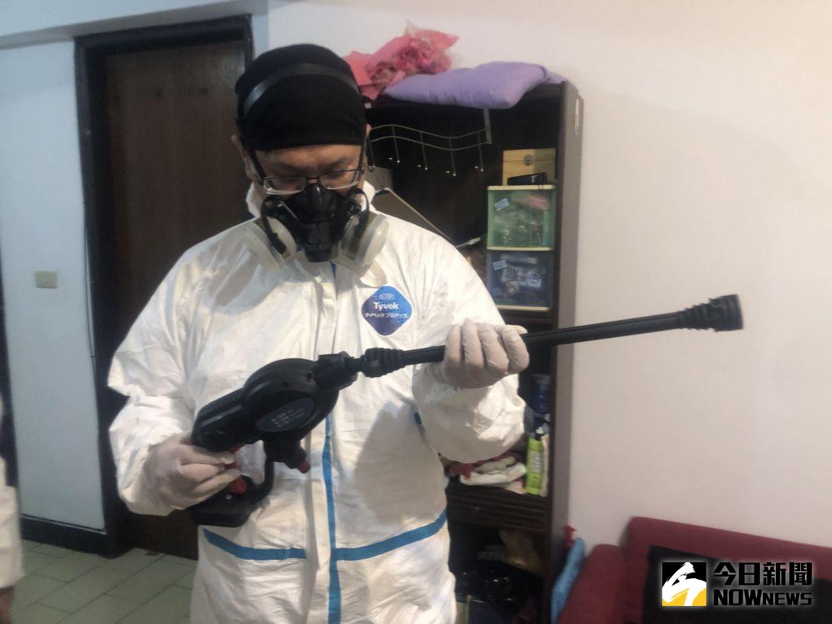 ▲一手創辦「特殊清潔公司」的盧拉拉，是命案現場的還原高手。（圖／記者劉雅文拍攝）