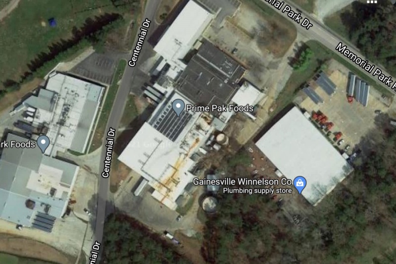 ▲美國喬治亞州警方指出，該州東北部一座食品加工廠今天液態氮外洩，造成至少6人死亡，另有9人受傷。（圖／翻攝自CNBC）