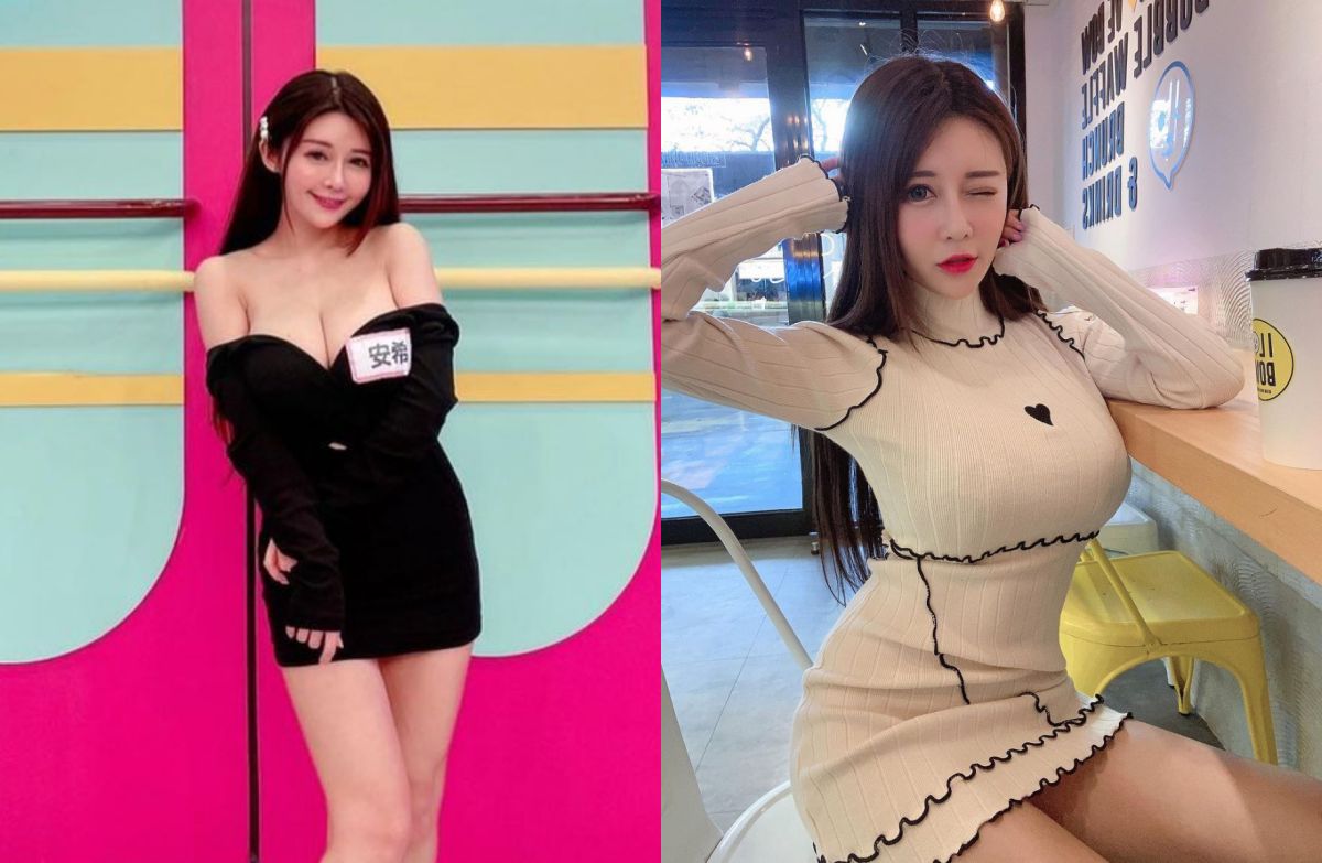 ▲JKF女郎安希的天竺鼠車頭燈讓網友全看暈。（圖／安希 IG） 