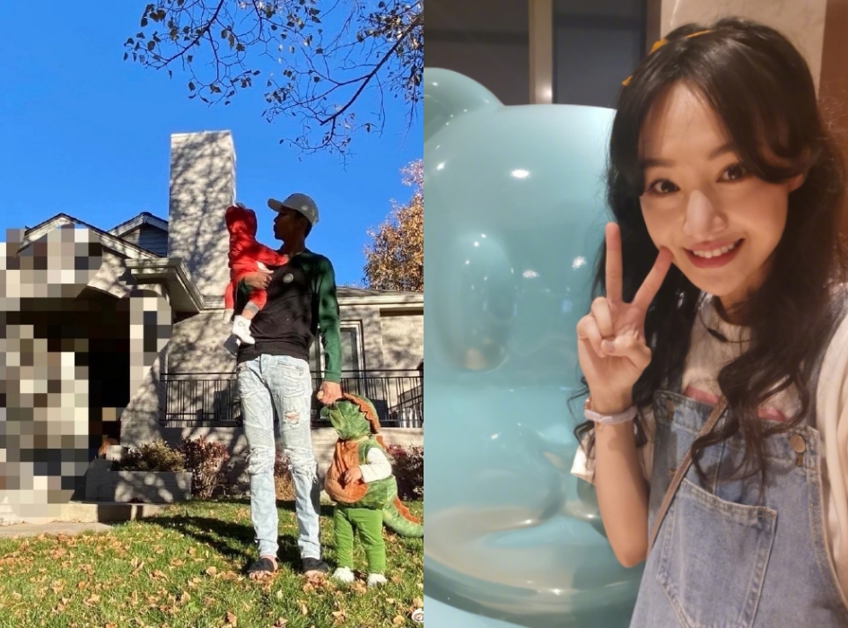 ▲鄭爽（右圖）與張恒爆出在美國找代理孕母生下2個小孩。（圖／張恒、鄭爽微博）