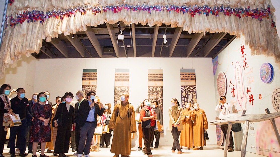 ▲「繁花似錦‧人情之美─東亞族群織品展」即日起於佛陀紀念館本館舉辦。（圖／佛光山提供）