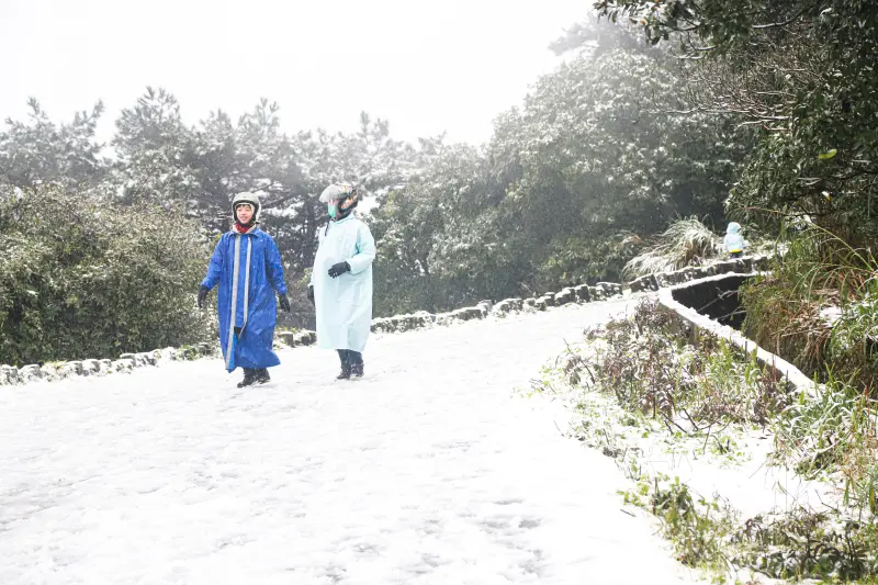 ▲中央氣象署今（7）日表示，今天寒流南下，中部以北、東北部及東部天氣明顯轉冷，桃園以北1000公尺以上高山有下雪機會。（圖/NOWNEWS資料照）