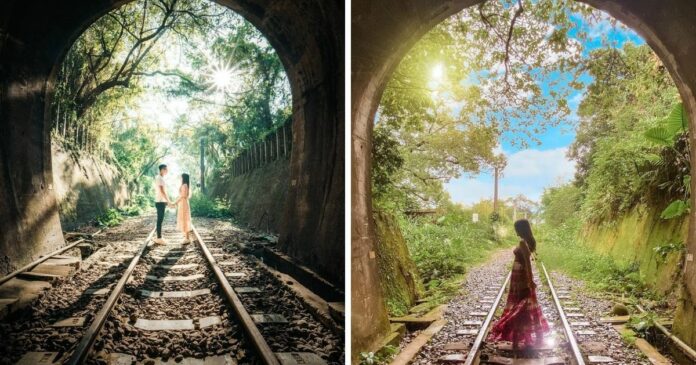 ▲Houli Tunnel No. 8 resembles an iconic scene from “Spirited Away.” (Photos courtesy of @tw.carina (left) and @acebh520 (right)/Instagram)