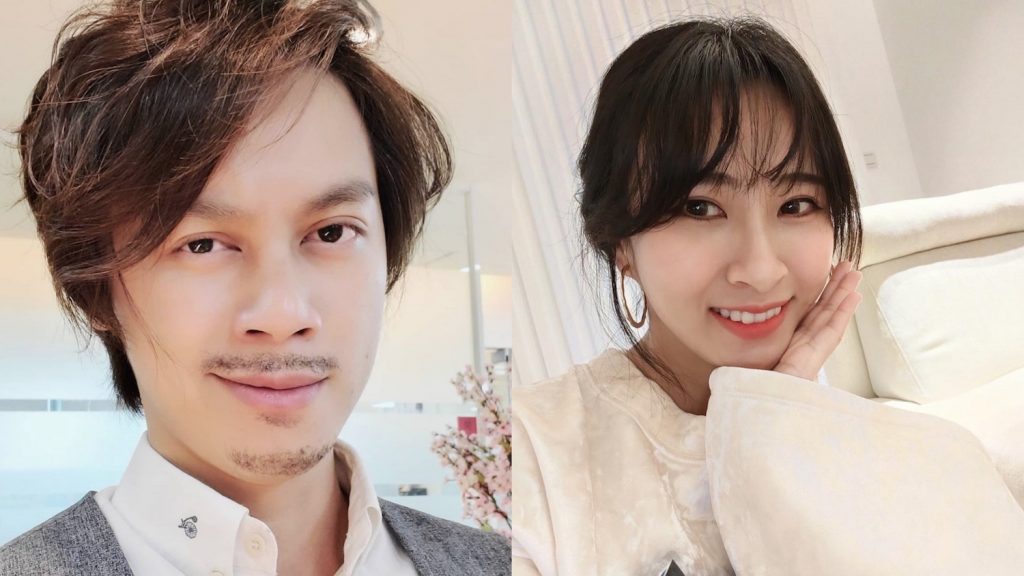 ▲鄧福如（右）、HowHow喜迎第二胎女兒，她透露對止痛藥過敏，忍痛躺病床哀哀叫不停。（圖／翻攝HowHow IG@howhowhasfriends、鄧福如臉書@鄧福如 AFÜ）