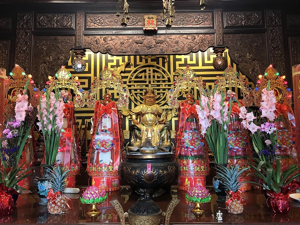 外埔義虎堂主祀虎威王。（圖／WIKI共享資源，Outlookxp攝）