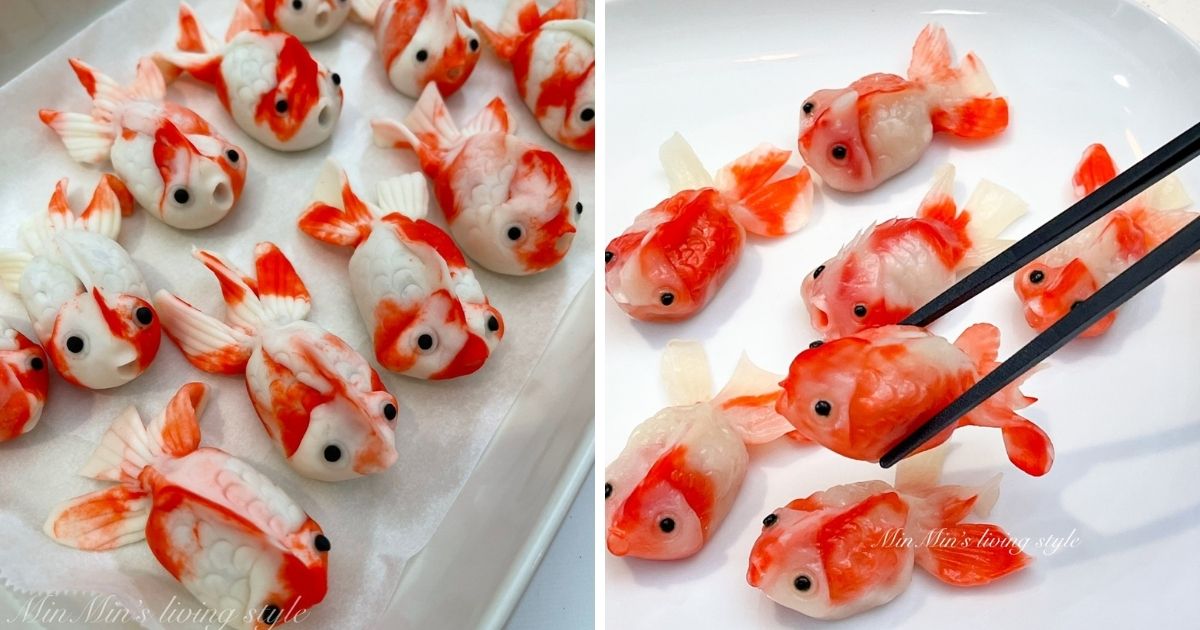 ▲The “goldfish dumplings”. (Photo courtesy of Minmin Chang/Facebook)