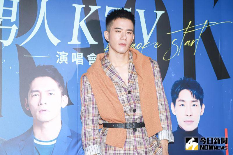 ▲紀言愷為女兒落淚。（圖／記者葉政勳攝 , 2020.09.24）