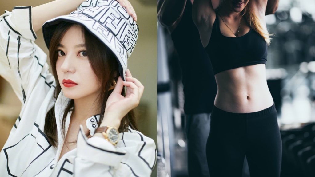 ▲跟著趙薇的私人健身教練，輕鬆練出馬甲線。（圖／趙薇微博）