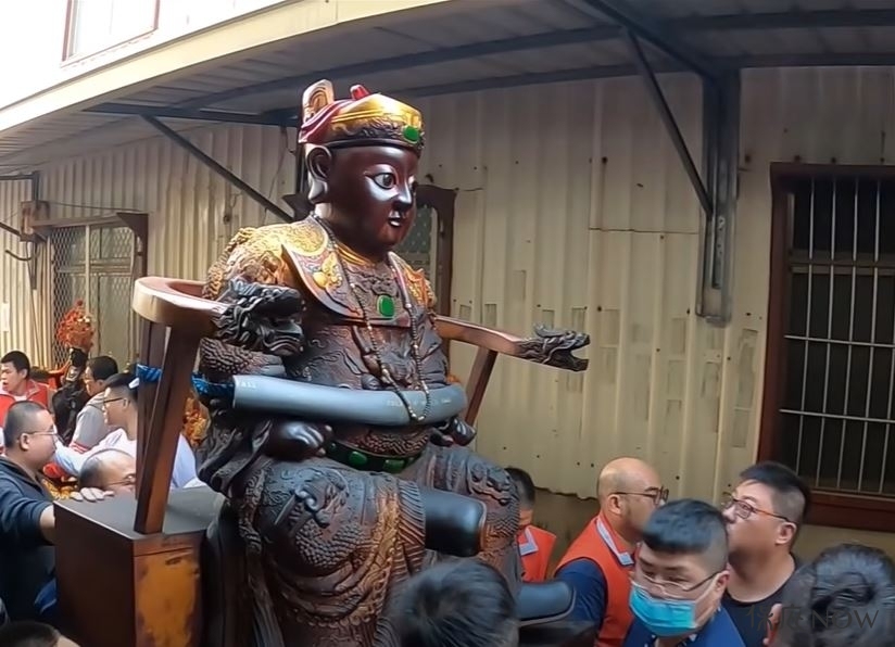 西羅殿子館尊敬堂三太保。（圖／Youtube頻道【蔡淘貴】授權提供）