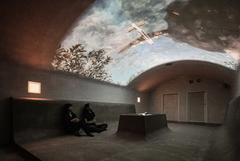 ▲The mixed reality room in the larger air-raid shelter (Courtesy of Yi-Hsien Lee 李易暹）