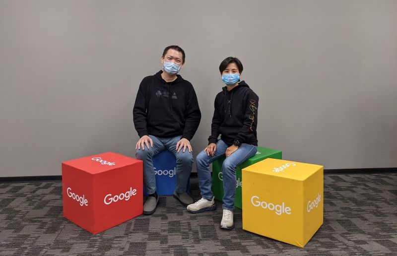 ▲Google 台灣資深業務總監蔡逸民（左）、傳奇網路遊戲營運長周秋美（右）1月29日與媒體分享台灣手遊市場概況。（圖／Google提供）