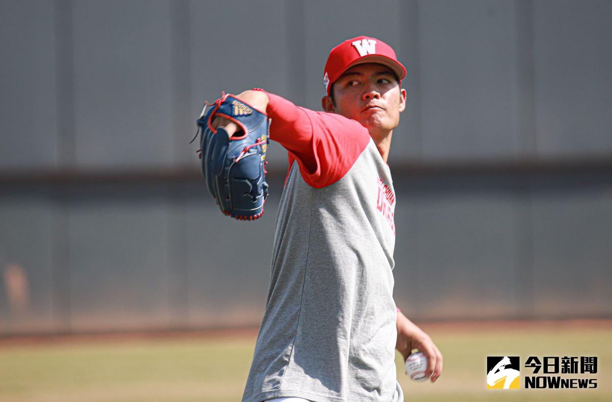 ▲王維中出席味全龍春訓開訓典禮。（圖／記者葉政勳攝 , 2021.02.01）