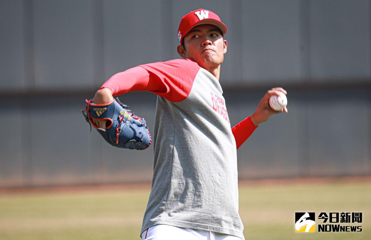 ▲王維中出席味全龍春訓開訓典禮。（圖／記者葉政勳攝 , 2021.02.01）