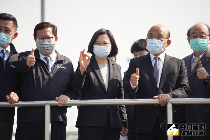 ▲蔡英文表示,解決竹科的用水問題,不僅能夠讓科技產業穩定發展,相信可以帶動更多的資金、更多的企業進行投資,為台灣整體經濟創造更大的動能。(圖/記者李春台攝,