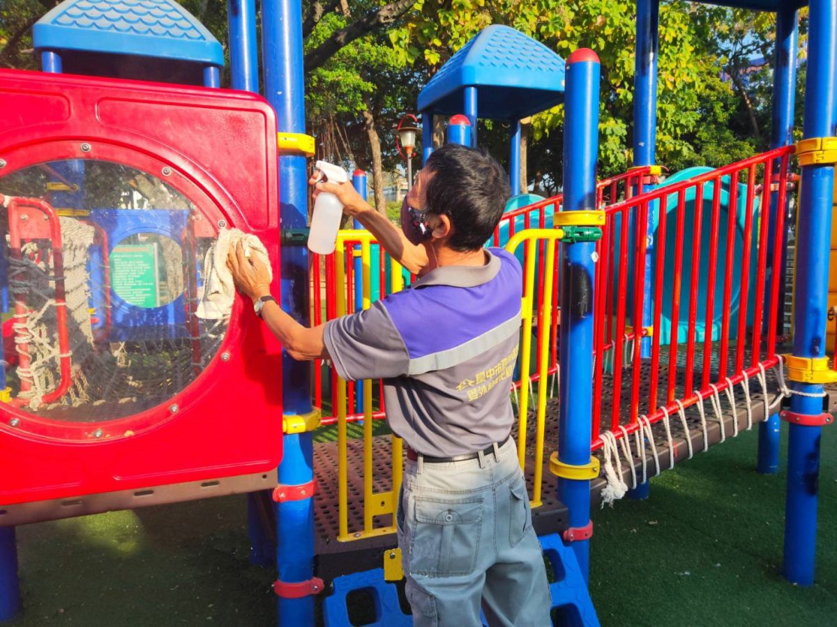 ▲春節連假將至，台中市建設局維護公共設施不打烊(圖／建設局提供2021.2.1)