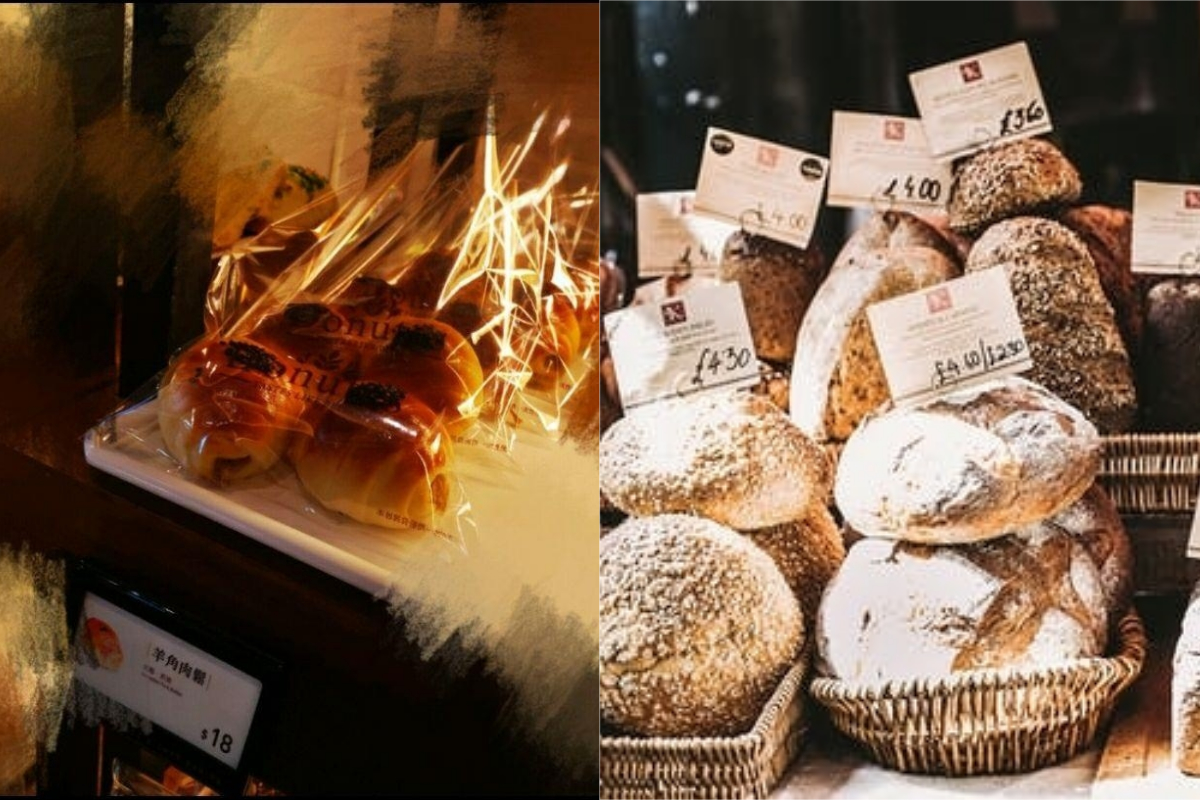 ▲有網友買肉鬆麵包，結帳時價格卻變2倍，原因讓她氣炸。（示意圖／翻攝自《爆怨公社》及《pexels》 ）
