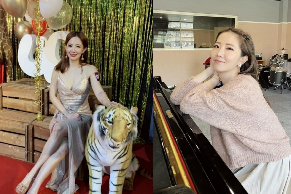 ▲謝忻擅自在校園裡拍攝美照，發文道歉學生。（圖／謝忻臉書） 