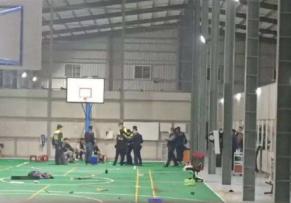 ▲台中大雅區中山路一家球場械鬥，1死5傷( 圖/記者鄧力軍翻攝)