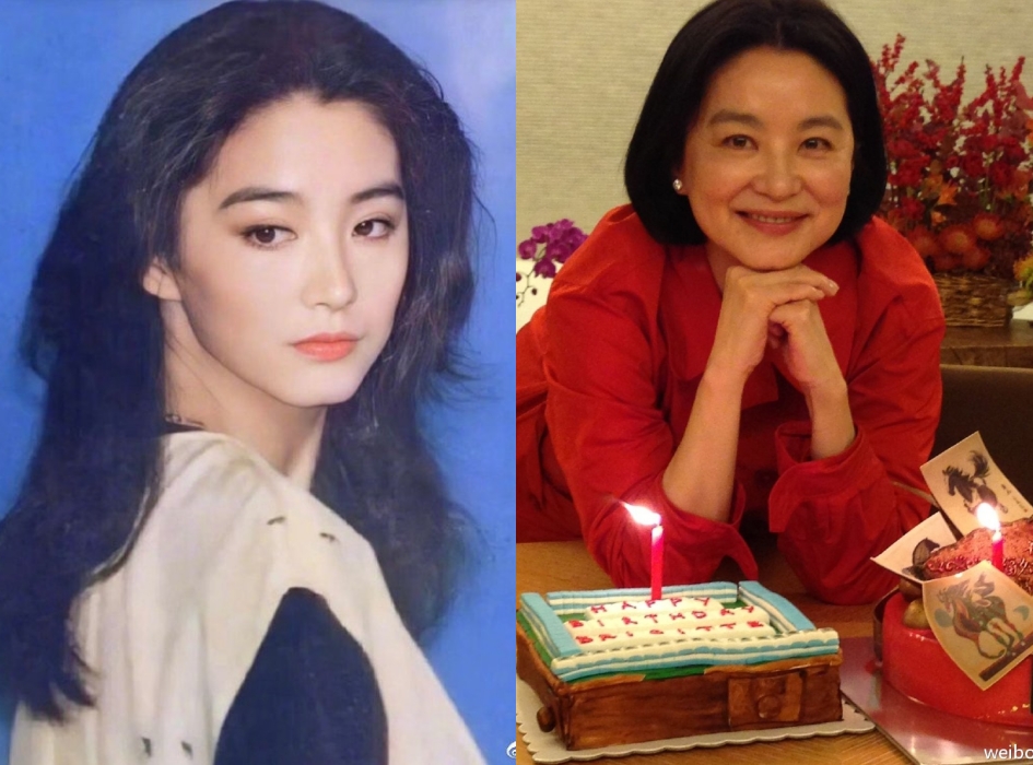 ▲林青霞日前上傳年輕時的舊照，被讚長得很空靈。（圖／林青霞微博）