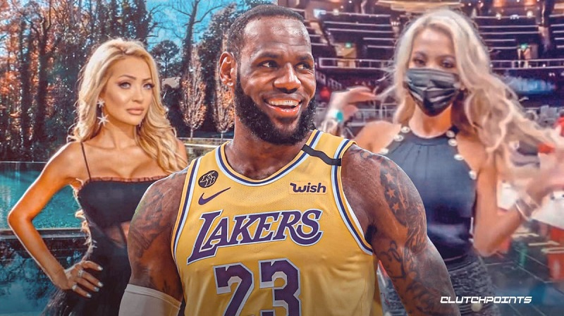 ▲LeBron James 和球迷發生爭吵。（圖／翻攝自ClutchPoint）