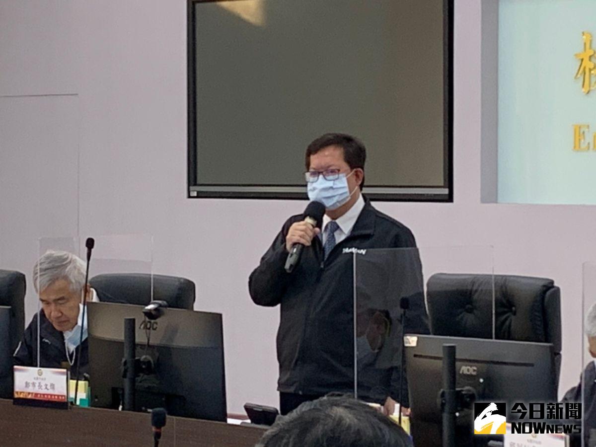 ▲鄭文燦表示，中央疫情指揮中心今天開始啟動部桃「清零計畫」，如果沒有風險部桃會逐漸啟動恢復營運的計畫。（圖／記者李春台攝, 2021.02.03）