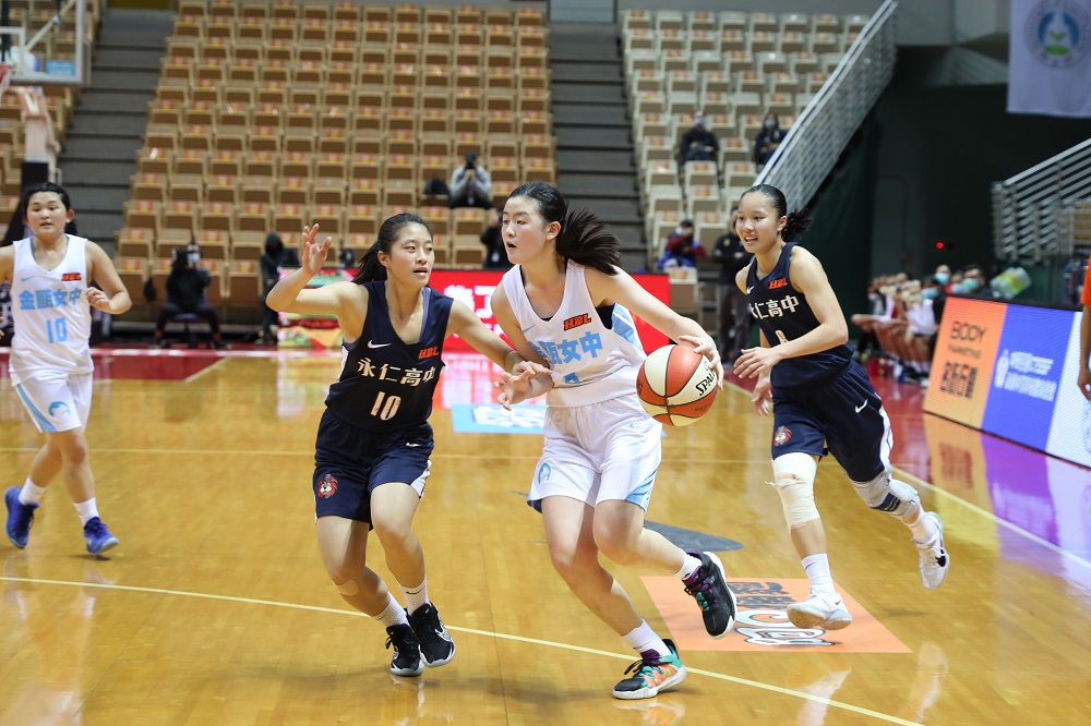 ▲金甌女中前鋒游沁樺。（圖／高中體總提供）