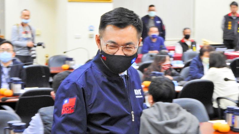 ▲趙少康至今只取得參選主席的「半張」門票,如果湊不齊完整的一張票,趙最後仍無緣參加今年的黨主席選舉。圖為國民黨主席江啟臣。(圖/記者陳弘志攝,2021.2.3)