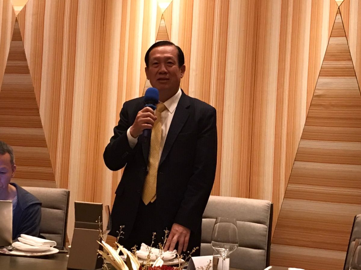 ▲ 鄉林集團董事長賴正鎰今（3）日指出，今年房市預計將維持「價穩量縮」格局。（圖／記者賴志昶攝）