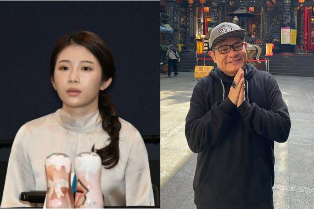 ▲被點名性騷擾雞排妹（左），許效舜（右）揪律師提告。（圖／許效舜臉書、記者林調遜攝） 