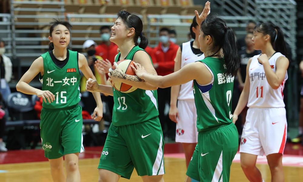 ▲北一女中鋒蔡佑蓮關鍵5分，幫助球隊逆轉普門。（圖／名衍行銷提供）
