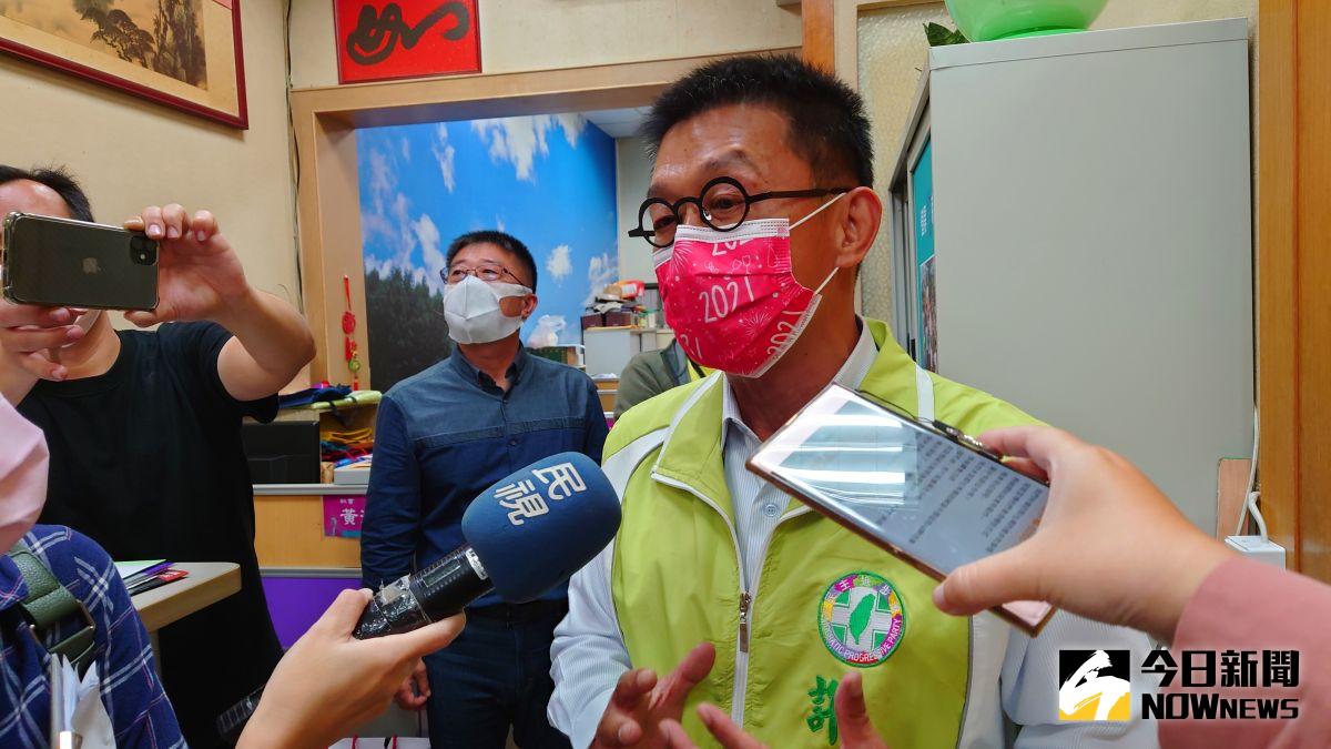 ▲民進黨立委許智傑認為，讓民眾了解執政黨的政績，這個方向是正確的。（圖／記者鄭婷襄攝）