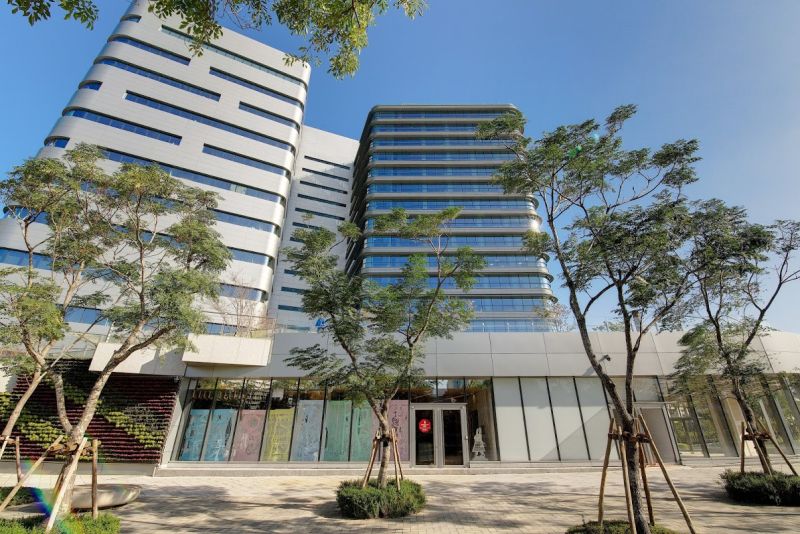 ▲Google位於台北遠東通訊園區的全新辦公室外觀。（圖／Google提供）