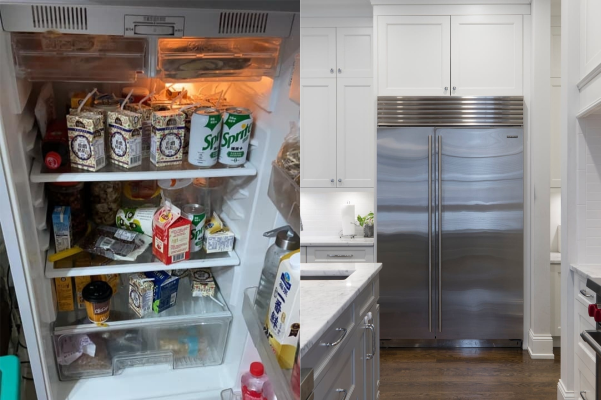 ▲有網友貼出家中冰箱照，超狂的習慣讓人嚇傻。（示意圖／翻攝自《爆怨公社》及《pexels》 ）