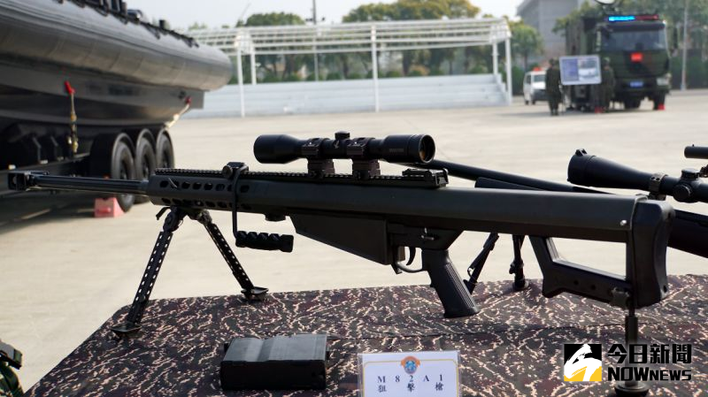 ▲M82A1大口徑狙擊槍。(圖/記者呂炯昌攝)