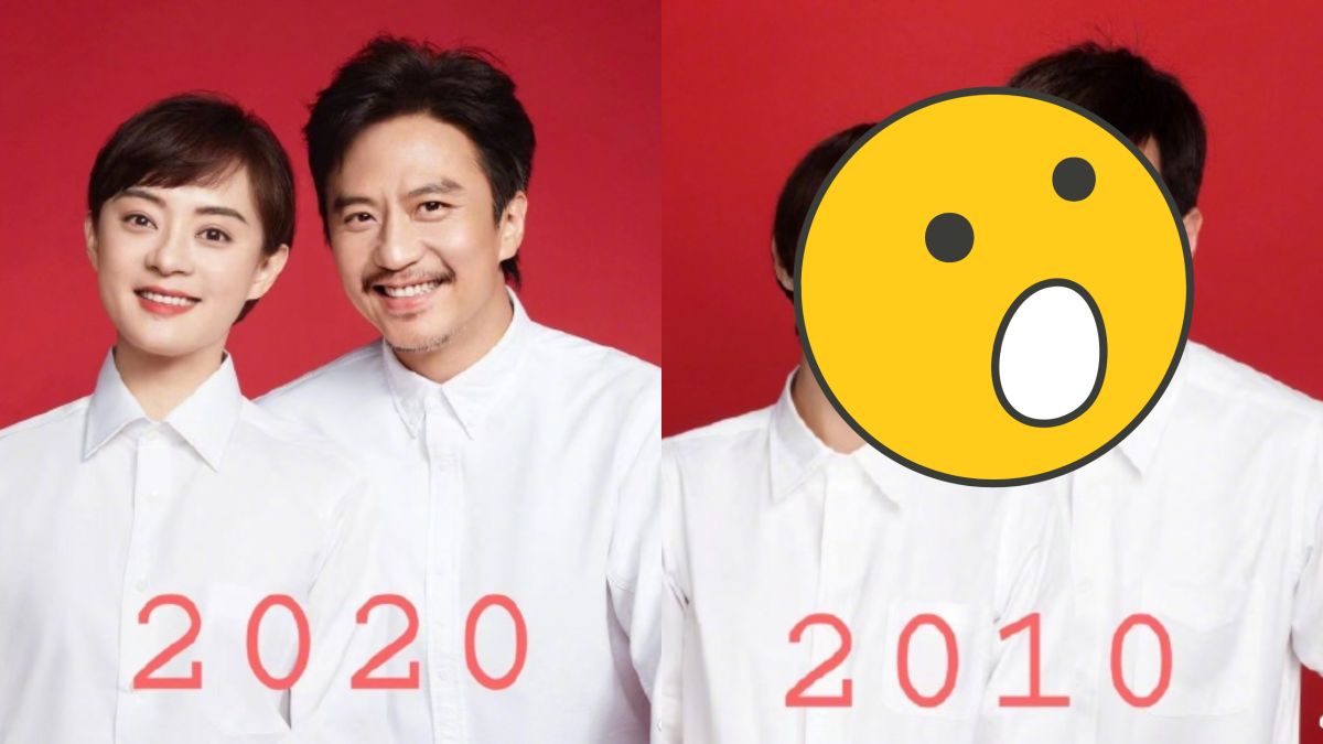 ▲孫儷（左）替鄧超（右）慶生，曬11年前結婚照。（圖／孫儷微博）