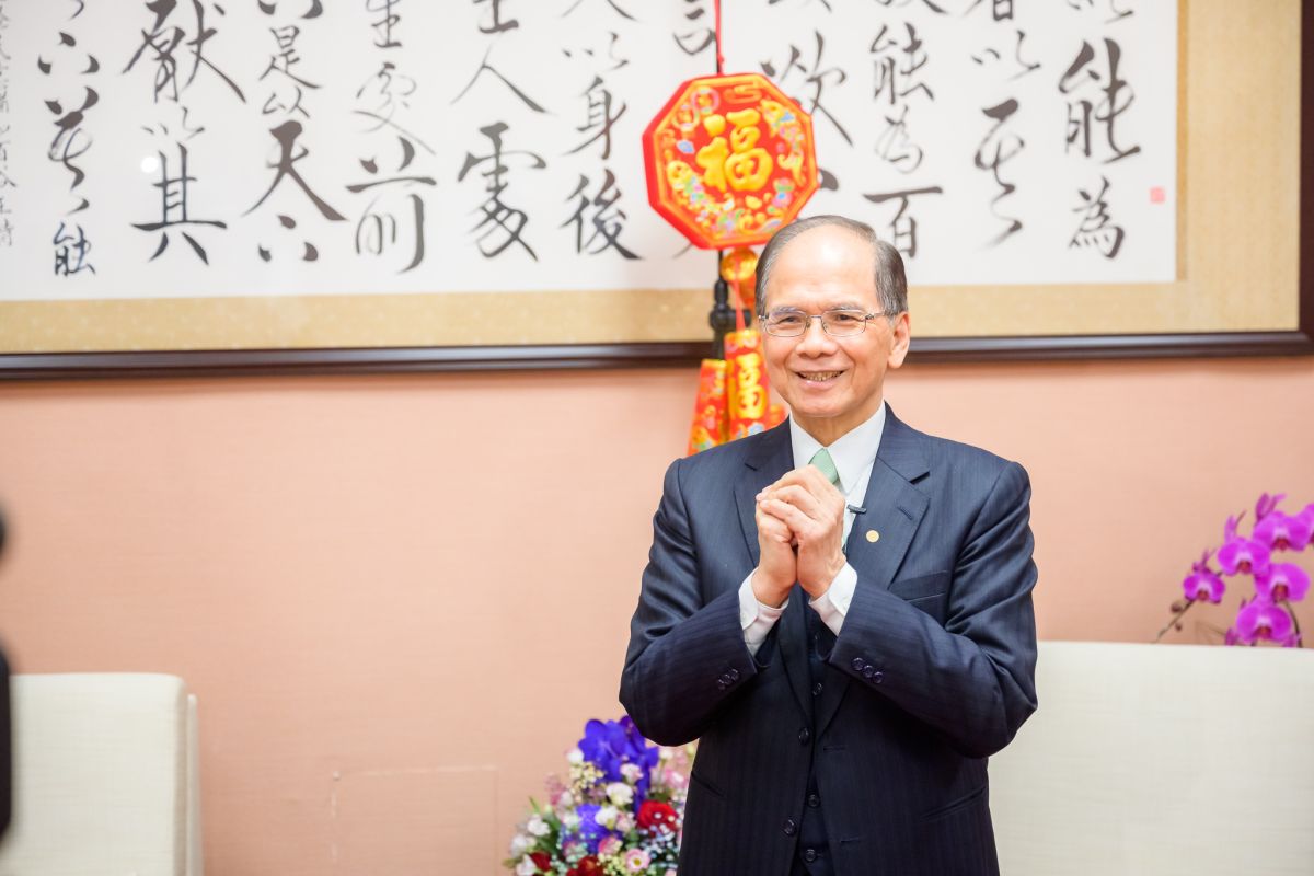 ▲立法院長游錫堃談修憲，他認為公民複決的門檻相當高，只要能修過18歲公民權，修憲就算及格。（圖／游錫堃辦公室提供）