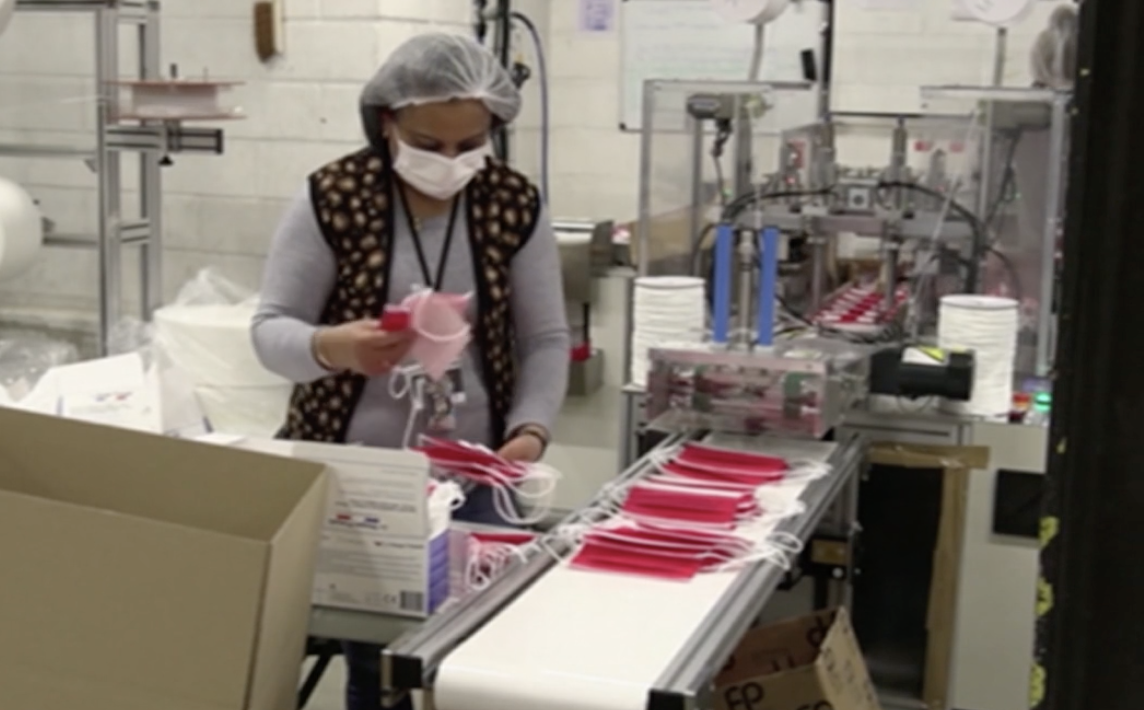 ▲法國外貿部長里斯特向法媒表示，法國2020年共耗資53億歐元向中國購買口罩。（圖／翻攝deutsche welle）