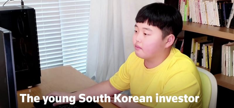 ▲韓國十二歲神童睡以自己存下的2500萬韓元，說服父母開戶投資，創造43%的收益。（圖／翻攝路透）