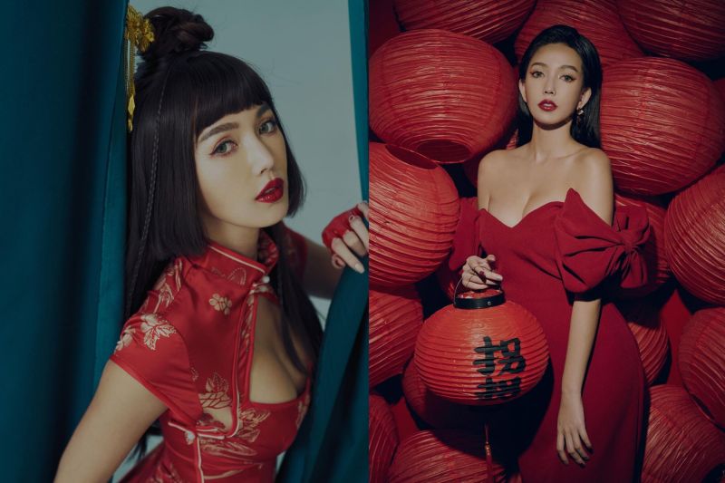 拐拐旗袍布料太少!腿根見客引暴動