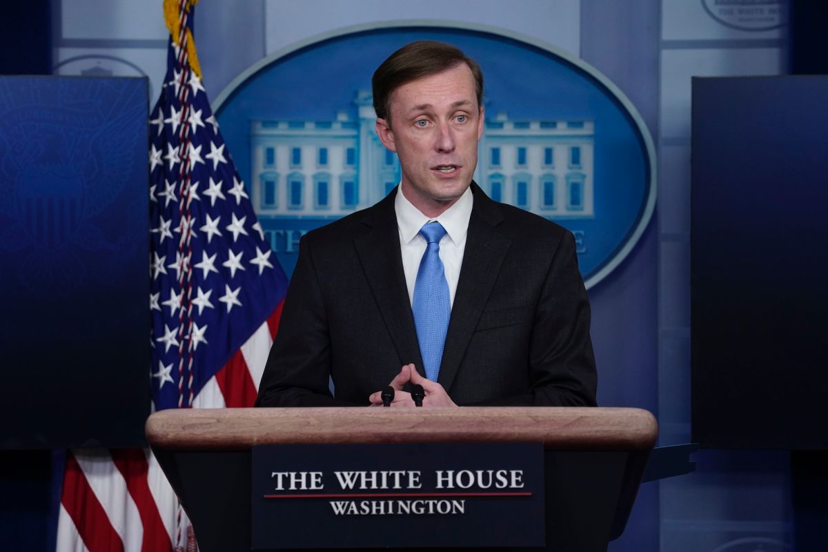 ▲美國國安顧問蘇利文表示，G7領袖一致認為，有必要在捍衛民主與科技競爭等方面，與中國「抗衡並一較高下」。（圖／美聯社／達志影像）