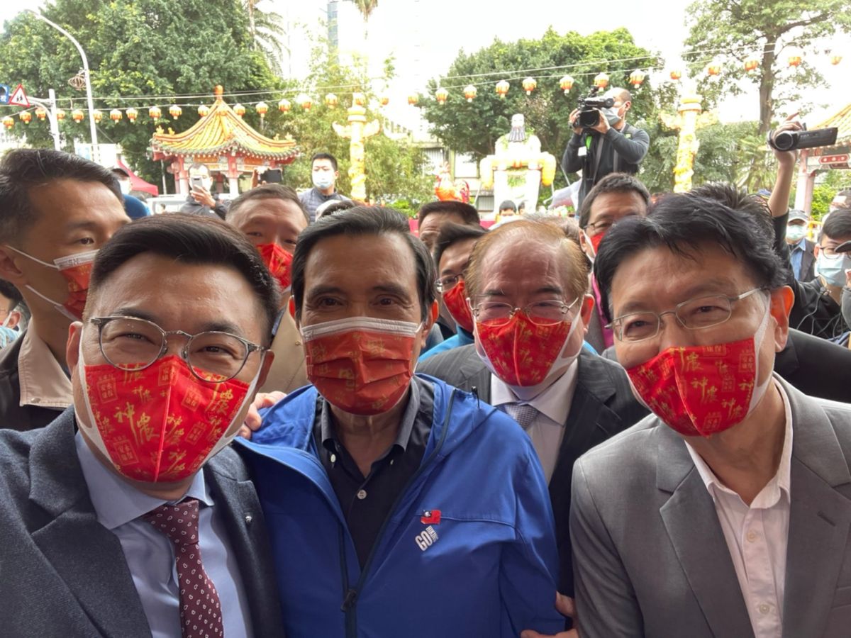 ▲國民黨主席之戰、2024大選卡位戰提前浮上檯面，爭權奪利成為藍營主調。（圖／記者吳承翰攝，2021.02.14。）