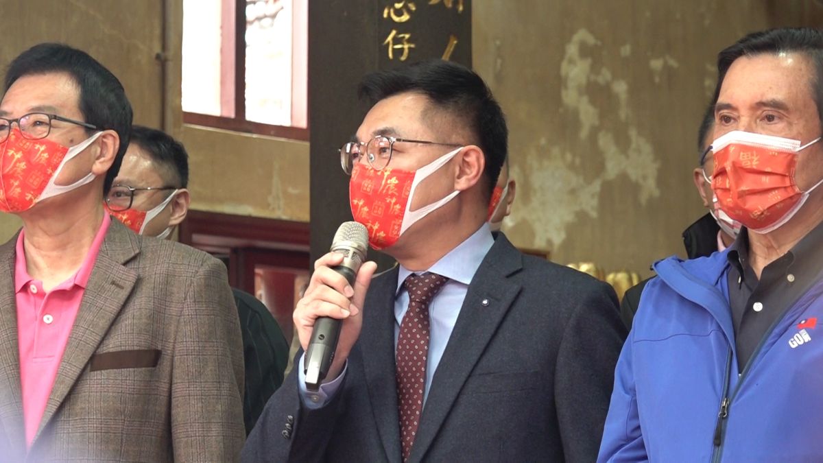 ▲基層開始希望江啟臣對連任黨主席表態的聲音，江對此表示此事仍需要思考。（圖／記者朱永強攝，2020.02.14。）