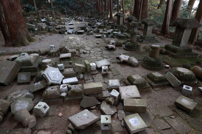 ▲日本當地時間今天下午5時40分左右發生推定規模5.0地震，震源位於茨城縣南部、深度約50公里，最大震度5強出現在茨城縣城里町。示意圖。（圖／美聯社／達志影像）