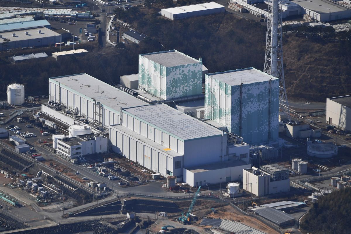 ▲福島第一核電廠進行設備修理的2名男性員工疑似受到輻射污染。（圖／美聯社／達志影像）