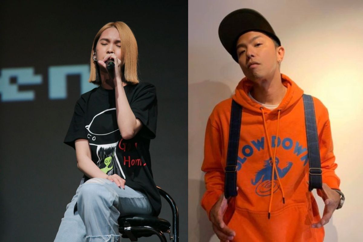 ▲楊丞琳（左）曬五人幫合照，小鬼（右）位置惹淚。（圖／滾石、小鬼臉書） 